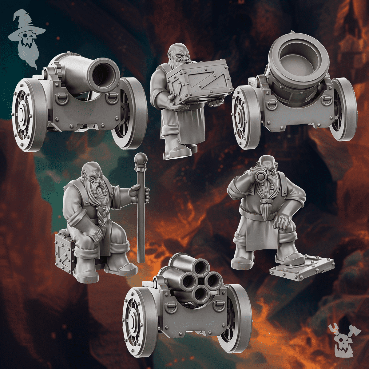 Grimworld Artillery Cannons Team